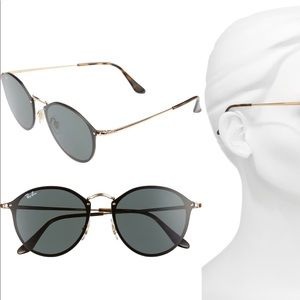 New Rayban blaze 59mm round sunglass